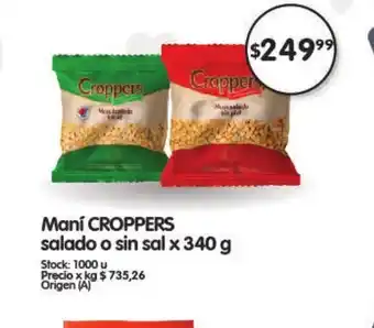 Supermercados Buenos Días Mani Croppers oferta