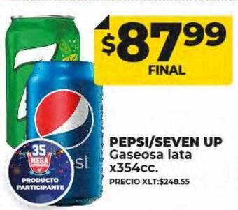 Supermayorista Vital Pepsi seven up gaseosa oferta