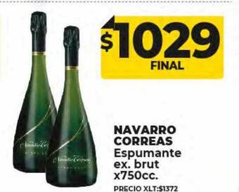 Supermayorista Vital Navarro correas espumante ex brut oferta