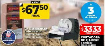 Supermayorista Vital La residencia paleta cerdo horma chica oferta