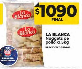 Supermayorista Vital La blanca nuggets de pollo oferta