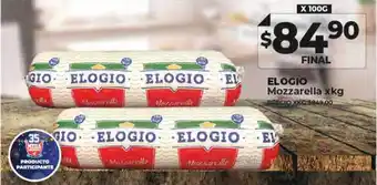 Supermayorista Vital Elogio mozzarella xkg oferta