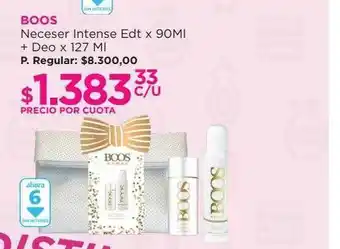 Boos neceser intense edt x 90ml + deo x 127 ml
