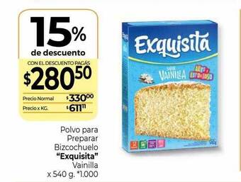 La Anonima Polvo para preparar bizcochuelo oferta