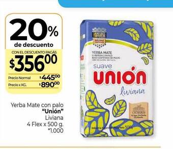 La Anonima Yerba mate con palo oferta