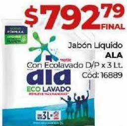 Diarco Jabón líquido ala con ecolavado d-p x 3 lt oferta