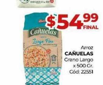 Diarco Arroz cañuelas grano largo x 500 gr oferta