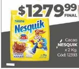 Diarco Cacao nesquik x 2 kg oferta