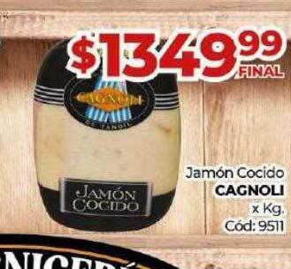 Diarco Jamón cocido cagnoli x kg oferta
