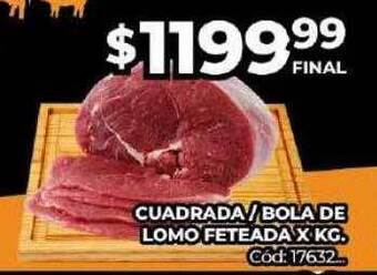 Diarco Cuadrada-bolsa de lomo feteada x kg oferta