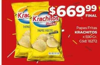 Diarco Papas fritas krachitos x 550 gr. oferta