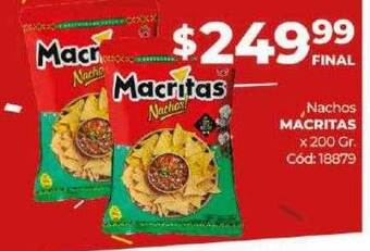 Diarco Nachos macritas x 200 gr oferta