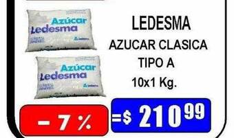 Dulcenter Ledesma azucar clasica tipo a oferta