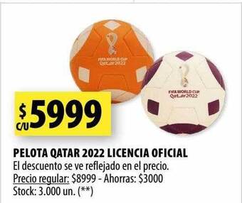 Punto Mayorista Pelota qatar 2022 licencia oficial oferta
