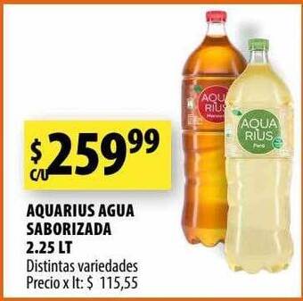 Punto Mayorista Aquarius agua saborizada 2.25 lt oferta
