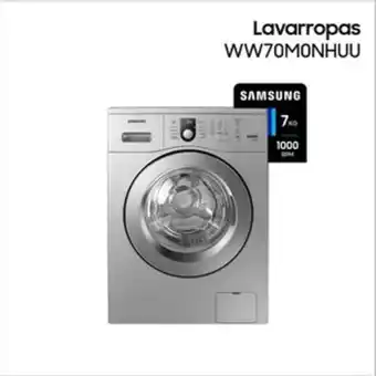 Frávega Lavarropas carga frontal samsung 7kg 1000rpm ww70m0nhuu oferta