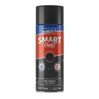 Pinturerías Rex Pintura aerosol doble a negro brillante uso general 350ml secado rapido oferta