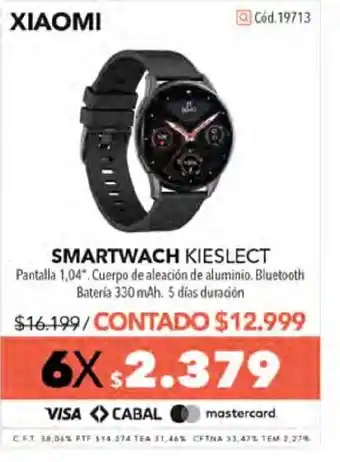 Centro Eléctrico Smartwatch Kieslect oferta
