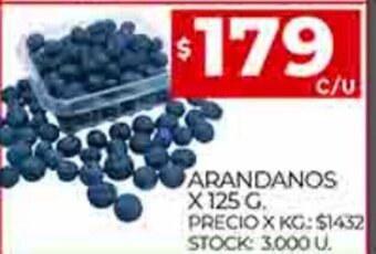 Supermercados DIA Arandanos x 125g oferta