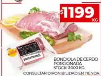 Supermercados DIA Bondiola De Cerdo Porcionada oferta