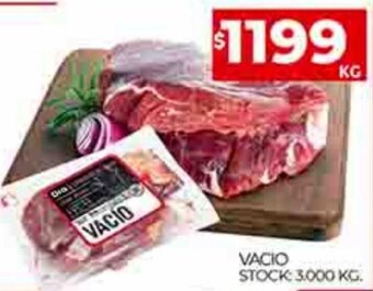 Supermercados DIA Vacio oferta