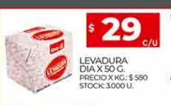 Supermercados DIA Levadura Dia x 50g oferta