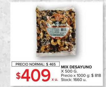 Carrefour Mix Desayuno x 500g oferta