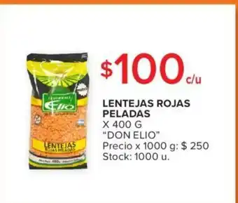 Carrefour Lentejas Rojas Peladas x 400 G oferta