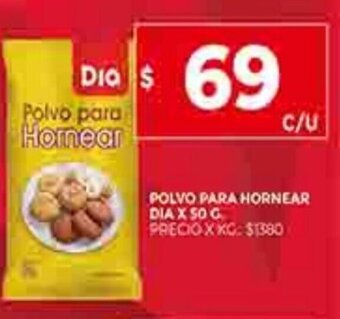 Supermercados DIA Polvo Para Hornear Dia x 50g oferta