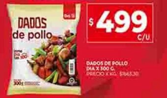 Supermercados DIA Dados de Pollo Dia x 300g oferta