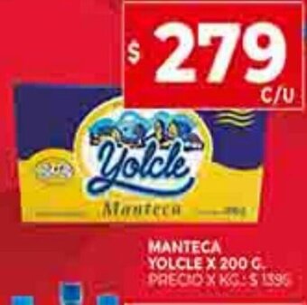 Supermercados DIA Manteca Yolcle x 200g oferta