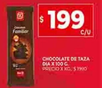 Supermercados DIA Chocolate de Taza Dia x 100g oferta