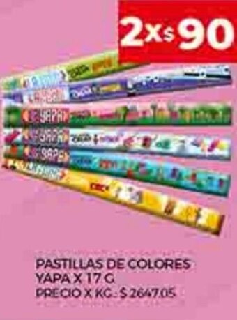 Supermercados DIA Pastillas de Colores Yapa x 17g oferta