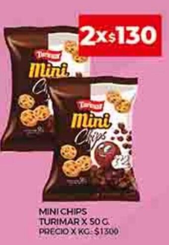 Supermercados DIA Mini Chips Turimar x 50g oferta