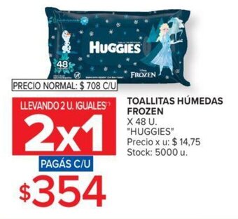 Carrefour Toallitas Húmedas Frozen oferta