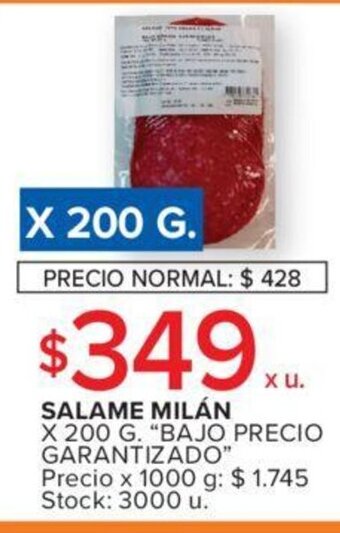 Carrefour Salame Milán oferta