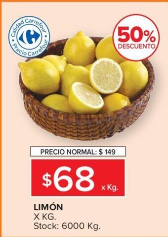 Carrefour Limón oferta