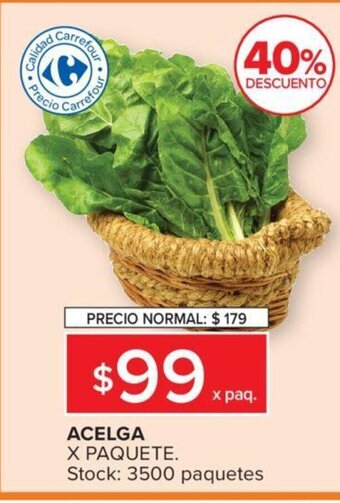 Carrefour Acelga oferta