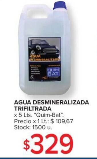 Carrefour Agua Desmineralizada Trifiltrada oferta