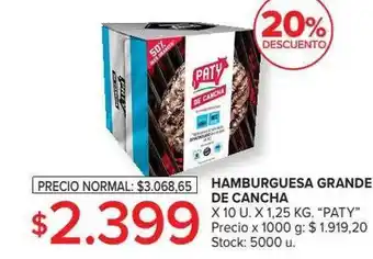 Carrefour Market Hamburguesa grande de cancha oferta