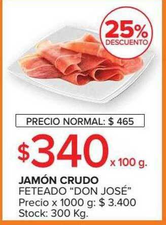 Carrefour Market Jamón crudo feteado oferta