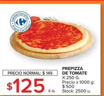 Carrefour Market Prepizza de tomate oferta