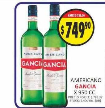 Supermercados Becerra Americano gancia oferta