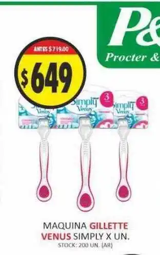 Maquina gillette venus simply