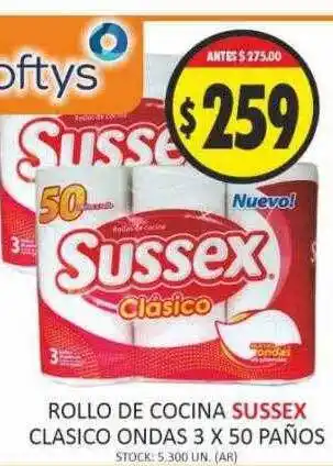 Supermercados Becerra Rollo de cocina sussex clasico ondas 3 oferta