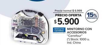 Carrefour Minitorno con accesorios oferta