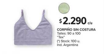 Carrefour Corpiño sin costura oferta