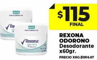 Supermayorista Vital Rexona odorono desodorante oferta