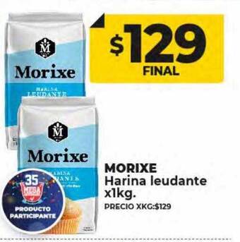 Supermayorista Vital Morixe harina leudante oferta