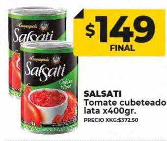 Supermayorista Vital Salsati tomate cubeteado oferta